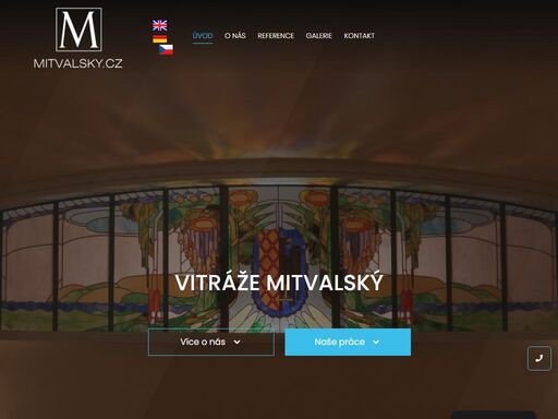 rodinná firma specializující se na odbornou práci se skleněnými vitrážemi. představuje široký rozptyl nabídky práce v tomto specifickém oboru. počínaje