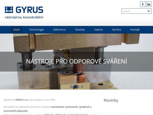zabýváme se konstrukcí a výrobou montážních, svařovacích, výrobních a kontrolních přípravků, konstrukcí a výrobou střižných, ohýbacích a tvářecích nástrojů, a to jak v jednoduchém tak i v postupovém a sdruženém provedení. máme zkušenosti s výrobou jednoduchých nástrojů pro výrobu řádově tisíců kusů i s nástroji, které vykonají miliony zdvihů ročně.