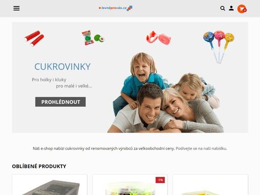 cukrovinky levně online v našem eshopu. nabízíme lízátka, želé, žvýkačky, pendreky a další sortiment cukrovinek a sladkostí.