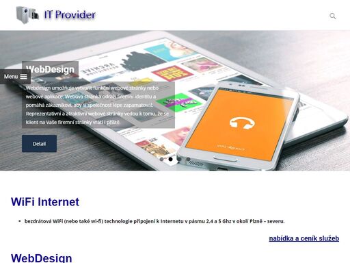 wifi, internetové prezentace, reklamní banner a logo. správa it, datové sítě internet, montáž kamerové systémy a poradenství.