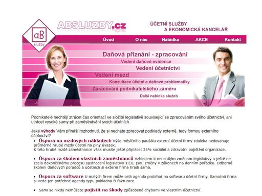 ab služby, daňové přiznání, daňová evidence, vedení účetnictví
