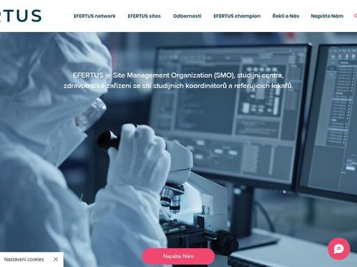 efertus is a site management organization (smo), study sites with a network of referring physicians and medical facilities.