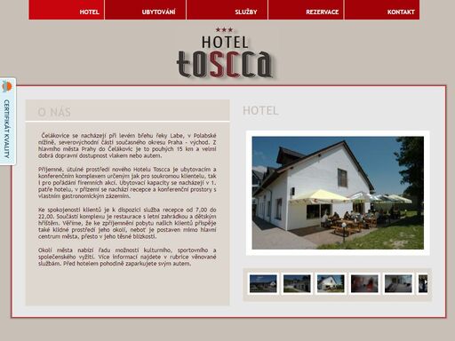 oficiální web hotelu toscca čelákovice - hotel toscca - hotel