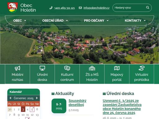 obec holetín