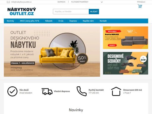 sedací soupravy, komody z masivu, jídelní stoly, židle, postele z masivu, skříně, svítidla, a další nábytek skladem. showroom praha 7 - holešovice.