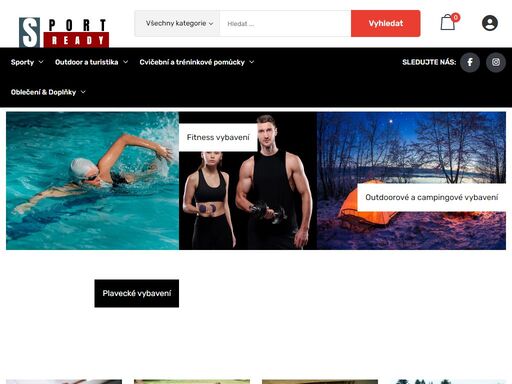 široká nabídka sportovního vybavení pro všechny sporty. kvalitní produkty, rychlé doručení a skvělé ceny. vše, co potřebujete pro aktivní život - sport ready