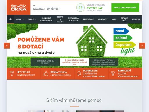 plastová, hliníková a dřevěná okna na míru. kvalitní montáž, 7 let záruky, dotace až 50 %. rychlá dodávka a pečlivá instalace. nezávazná kalkulace zdarma!