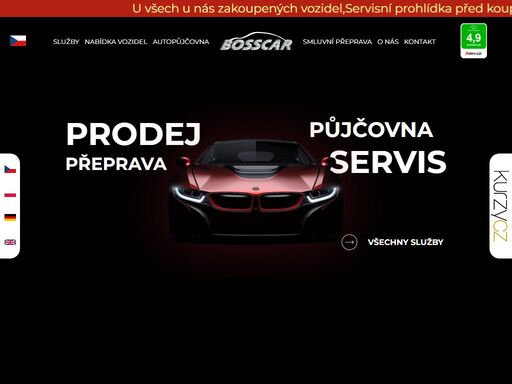bosscar třinec - auto - prodej - servis 
