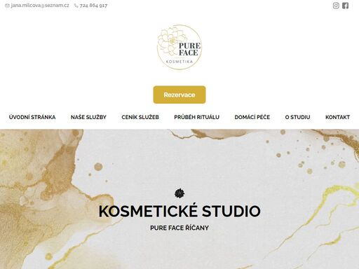 pracujeme se 100% organickou přírodní kosmetikou té nejvyšší kvality. pure face - kosmetické studio říčany mikrojehličkování, dermapero, dermapen, skulpturální a bukální masáž, liftingová masáž, maderoterapie - říčany