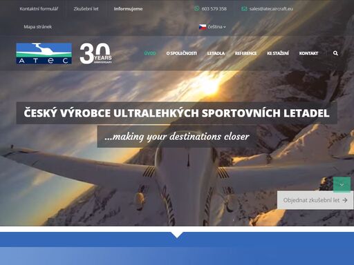 atec - český výrobce ultralightů faeta, faeta ng...
