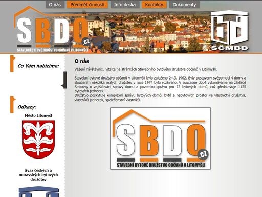 sbdo.cz - stavební bytové družstvo občanů v litomyšli