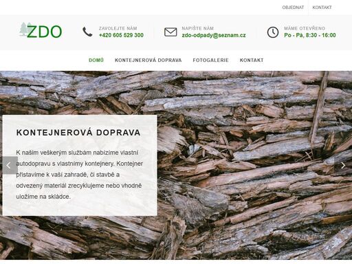 
            zdo - naše společnost je široce spjata s přírodou a její ochranou. uvědomujeme si, jak je důležité využití obnovitelných zdrojů v energetickém průmyslu. z tohoto důvodu se již řadu let zabýváme zpracováním biomasy a tak přispíváme k ochraně životního prostředí.