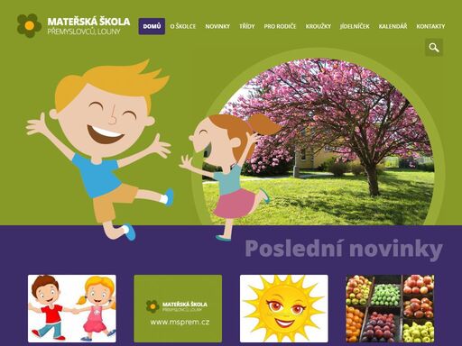 webové stránky mateřské školy v bílině. informace o školce, třídách, aktivitách školky, aktuality nebo galerie.