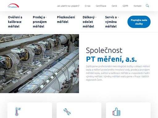 zajišťujeme profesionální metrologické služby v oblasti měření tepla a měření protečeného množství vody.