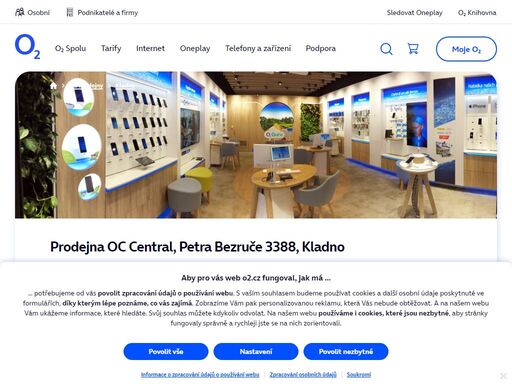 prodejna kladno - oc central, petra bezruče 3388. o2 služby, telefony, zařízení a příslušenství nebo profesionální podpora a spoustu dalšího, to nabízejí všechny naše značkové prodejny.