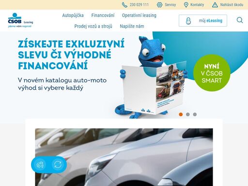 čsob leasing nabízí půjčky na auta, financuje dopravní techniku, stroje a zařízení. operativní leasing a fleet management. prodej aut z operativního leasingu 