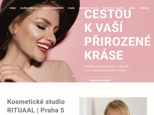 kosmetické studio rituaal petry řezníčkové. studio, kde se potkává profesionalita s luxusem. široká nabídka kosmetických služeb na praze 5.