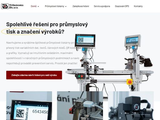 navrhujeme a vyrábíme průmyslové tiskárny s pokročilou technologií pro přesný tisk variabilních dat, textů, čárových kódů, qr kódů a grafiky. tiskárny se vyznačují intuitivním ovládáním, minimální údržbou a maximální spolehlivostí i v náročných průmyslových podmínkách.