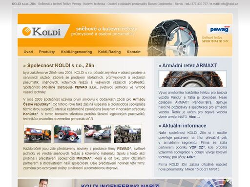 prodej nákladních, průmyslových a osobních pneumatik. specializace na prodej a servis sněhových, kotevních řetězů a veškerých vázacích prostředků.