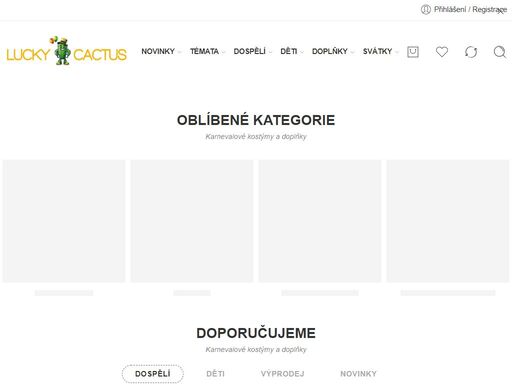 karnevalové kostýmy a doplňky u lucky cactus! najděte vše pro nezapomenutelnou zábavu – od barevných kostýmů po tematické doplňky. nakupujte nyní!