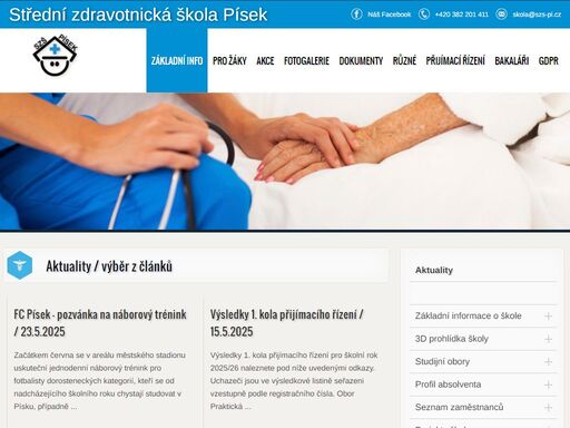 střední zdravotnická škola písek,