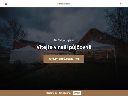 jsme nová přehledná půjčovna párty stanů a vybavení v plzni. dostupnost, ceny i všechny smluvní podmínky se dozvíte přímo na našem webu.