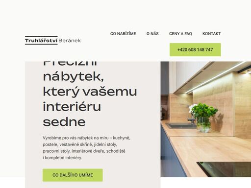 zakázkové truhlářství v plzni. vyrábíme kuchyně, vestavěné skříně, postele, stoly, dveře i kompletní interiéry – na míru vašemu domovu.