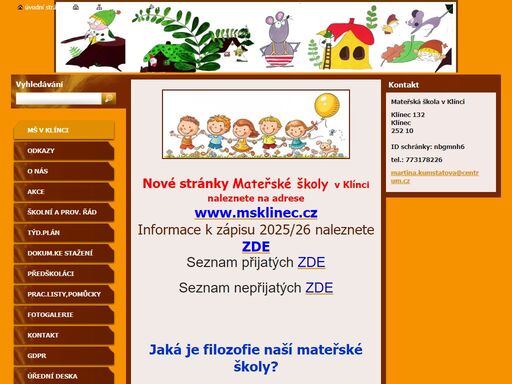 matařská škola v klínci