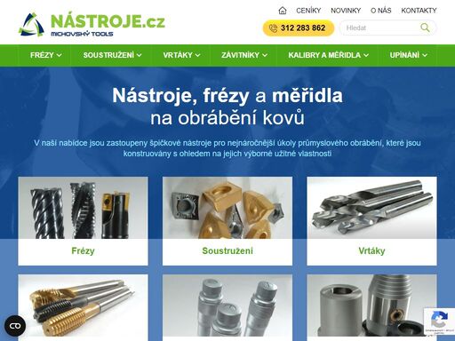 v naší nabídce jsou zastoupeny špičkové nástroje pro nejnáročnější úkoly průmyslového obrábění.