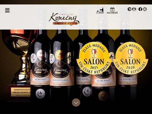 tradiční moravské vinařství z čejkovic. vinařství konečný - kvalitní přívlastková vína.