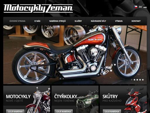 motocykly zeman se zabývá prodejem nových a ojetých motocyklů, skůtrů a čtyřkolek.