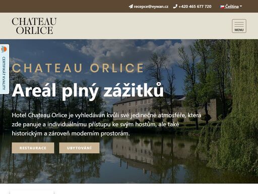 dotek historie, zážitek luxusu!