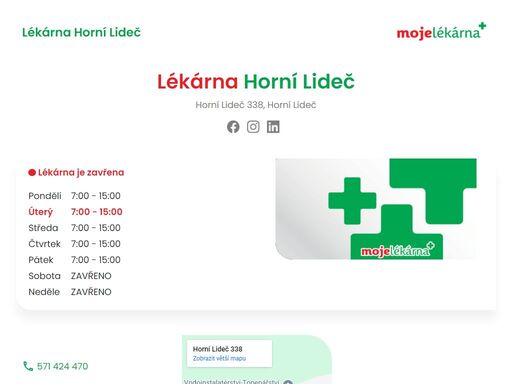 www.lekarna-lidec.cz