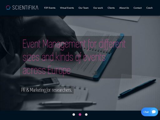 we help researchers organise scientific events