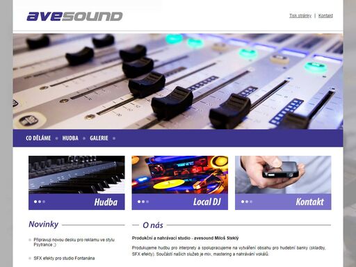 produkční a nahrávací studio - avesound miloš steklý