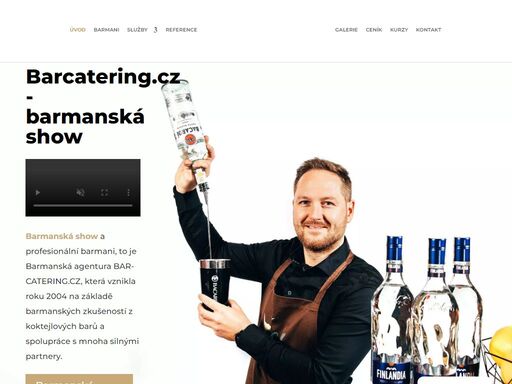 barcatering.cz - barmanská agentura ve východních čechách, zajišťující kompletní barmanský servis v podobě míchání koktejlů a barmanské show kdekoli v české republice.