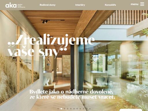 jsme špičkové architektonické studio, které dělá dokonalé domy a interiéry, pro prestižní klientelu. pojďte se podívat, jak to děláme...