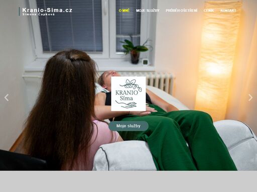 kraniosakrální terapie simona čapková