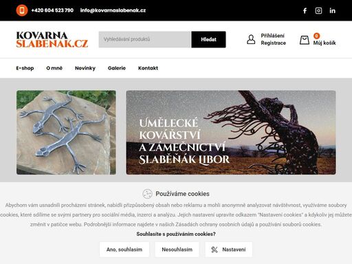 umělecké kovářství a zámečnictví libor slaběnák