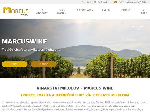 objevte mikulovské vinařství marcus wine, kde tradice a vášeň vytvářejí jedinečná moravská vína. navštivte nás a ochutnejte kvalitu našich vín!