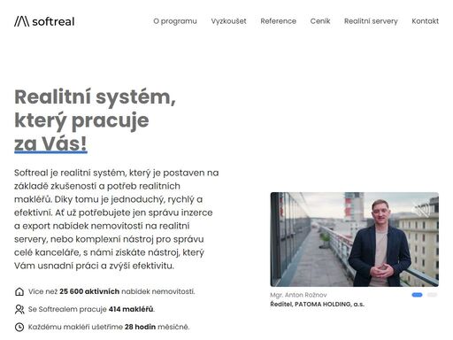 realitní systém postavený na základě zkušeností a potřeb realitních makléřů. díky tomu je jednoduchý, rychlý a efektivní. vyzkoušejte ho zdarma!