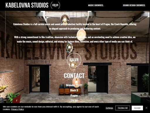 recording studio focused on music and audio postproduction - kabelovna studios