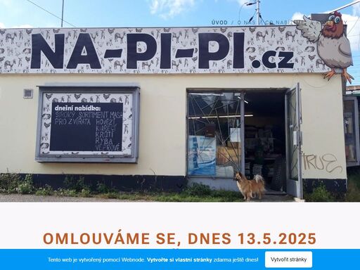 omlouváme se, dnes 13.5.2025 zavřeno.