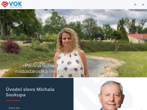 dobrý den. vítám vás na stránkách hnutí volba pro kraj (vok). jsme lidé, kteří žijí v karlovarském kraji a každý den vnímají stejné problémy jako vy.