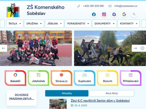 zš komenského, soběslav
