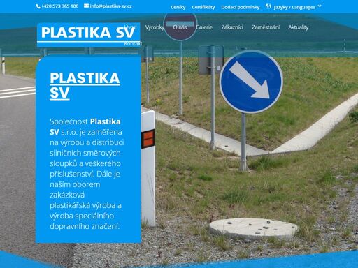 společnost plastika sv s.r.o. je zaměřena na výrobu a distribuci silničních směrových sloupků a veškerého příslušenství.