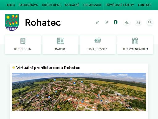 oficiální stránky obce rohatec
