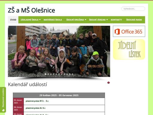 základní škola a mateřská škola olešnice, olešnice 17 je malotřídní školou.