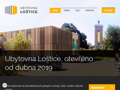 nové ubytování ve dvoulůžkových pokojích na kraji loštic, krátké i dlouhé pobyty.