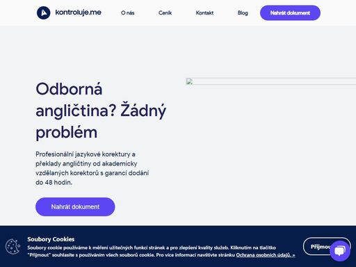 společnost kontroluje.me poskytuje nejlepší akademické překlady a editační služby v čr. záruka dodání do 48 hodin (10 000 slov).